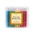 Set of 24 color watercolor brush pens in a plastic container. 