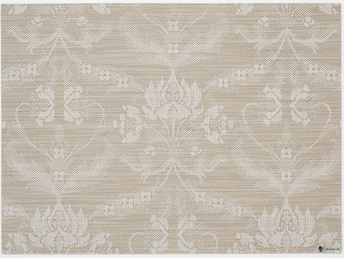 Flax Damask Rectangle Placemat