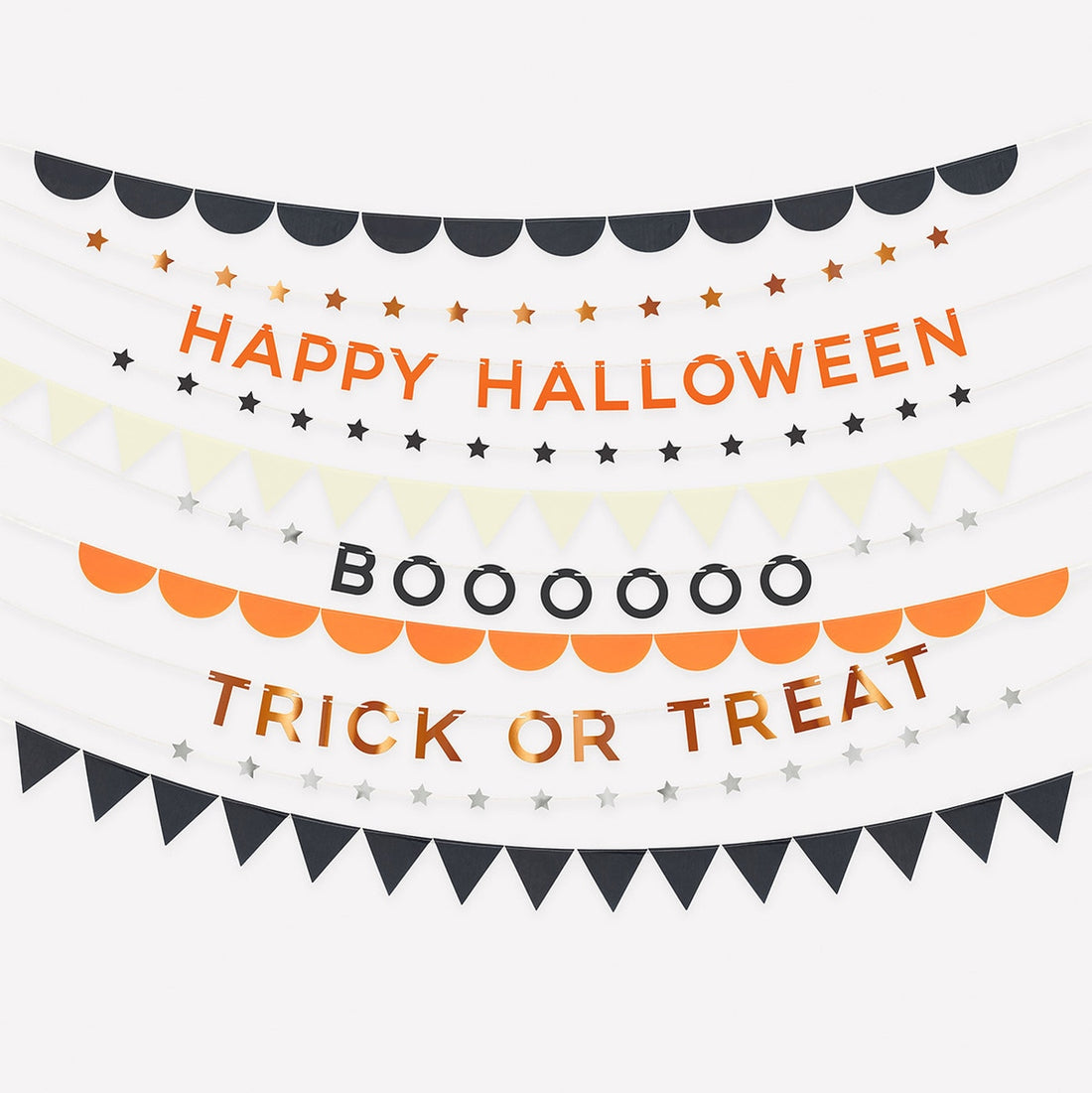 Halloween-themed banner with &