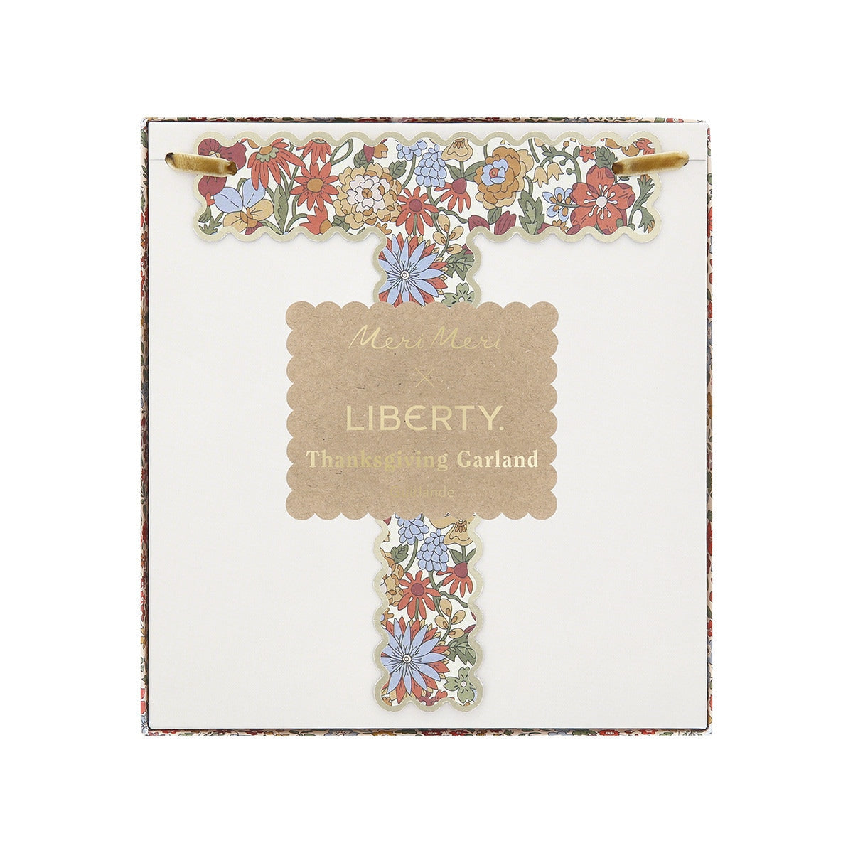 Floral garland packaging with &