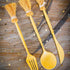 Plastic cutlery that looks like the end of a witches&