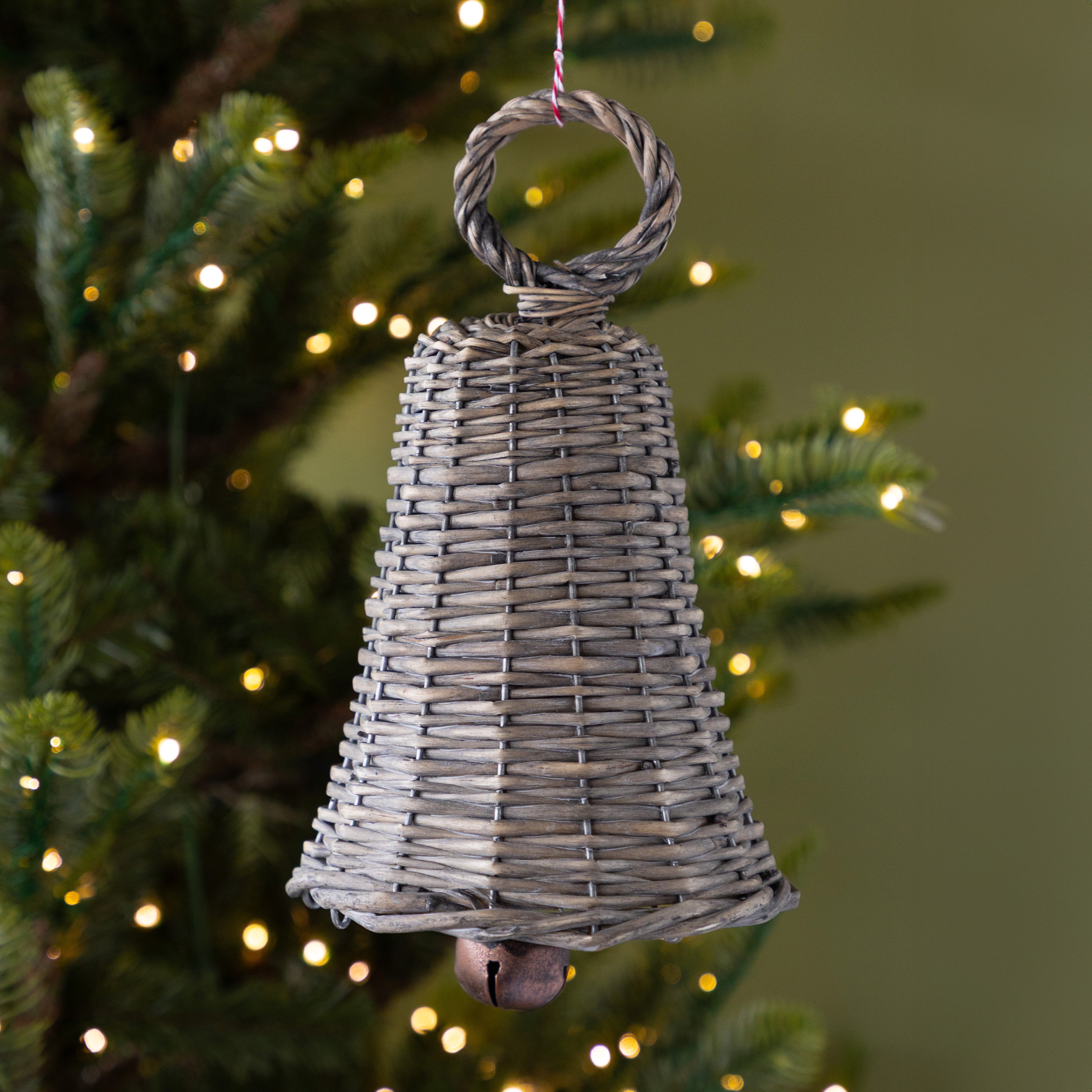 Woven Bell Ornaments