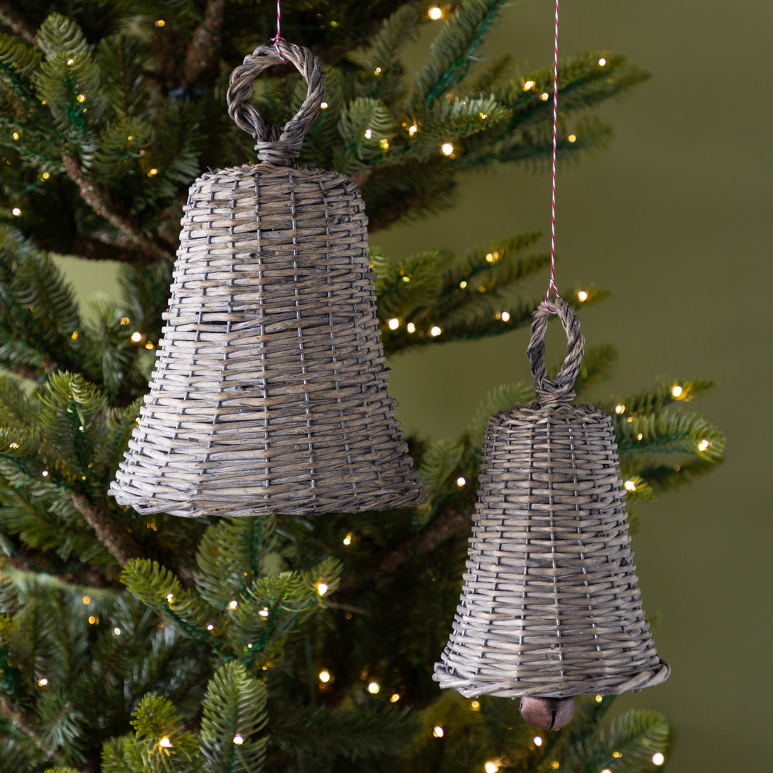 Woven Bell Ornaments