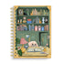 Cat Library Spiral Notebook by Good Juju. 