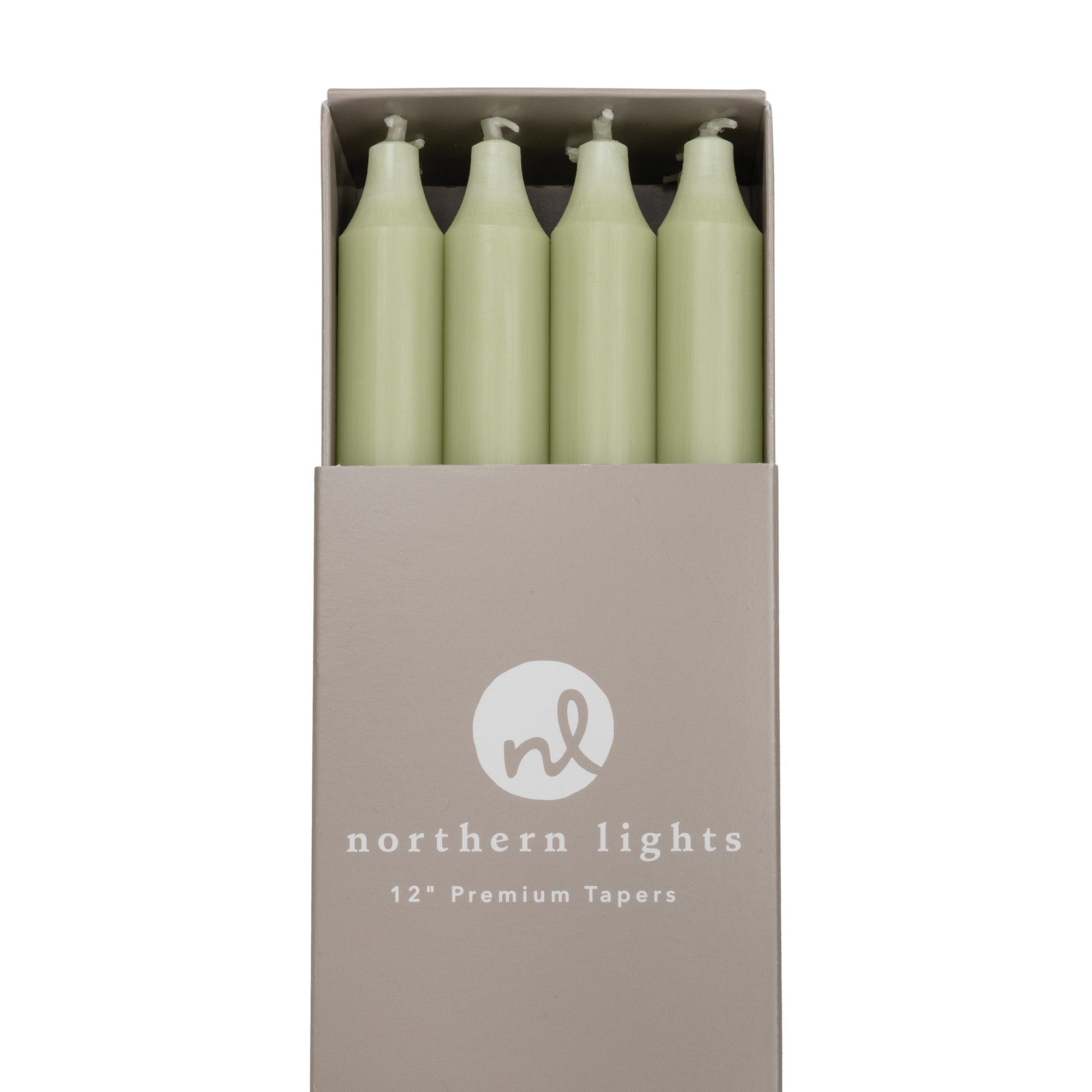 Sage Green 12" Taper Candle