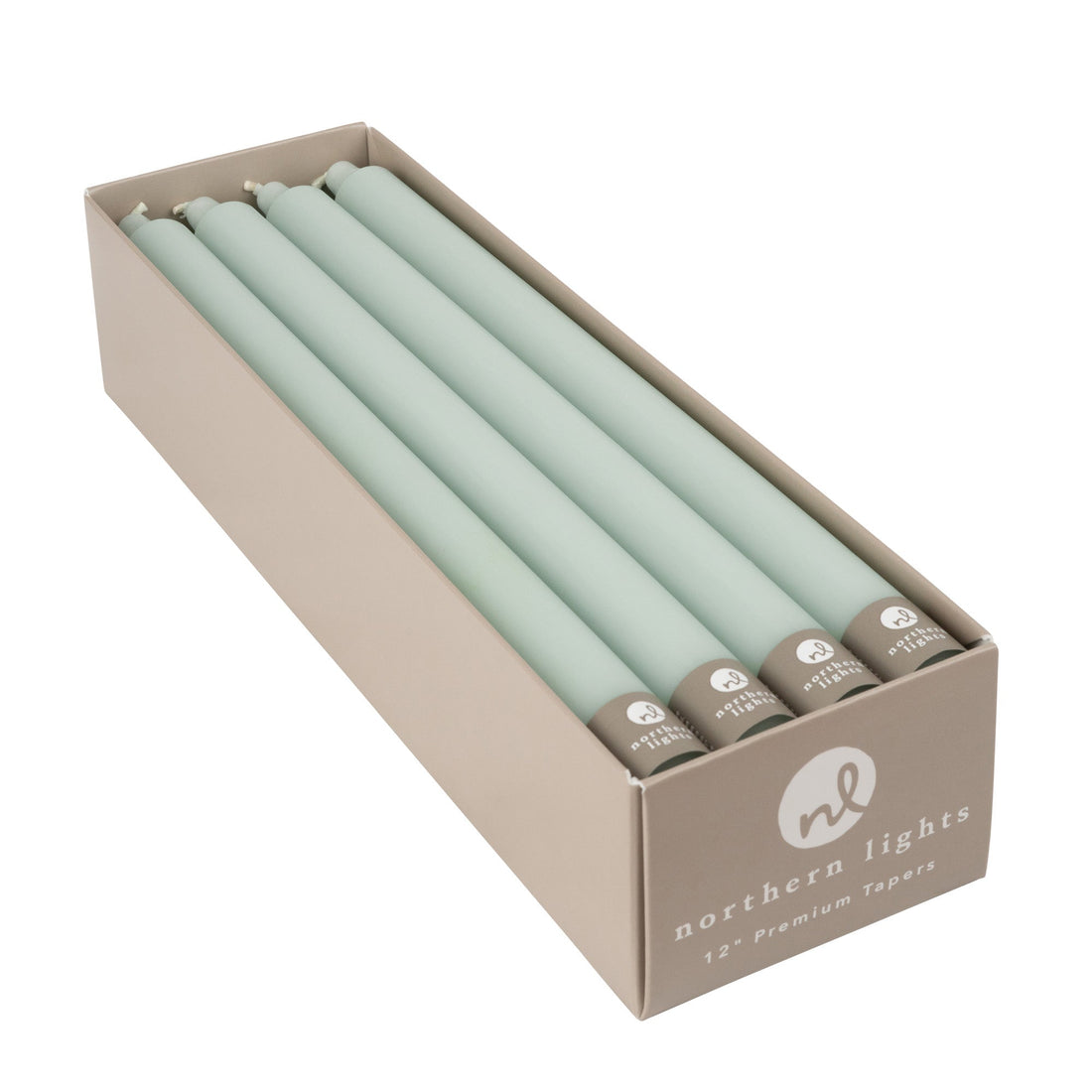 Pistachio 12&quot; Taper Candle