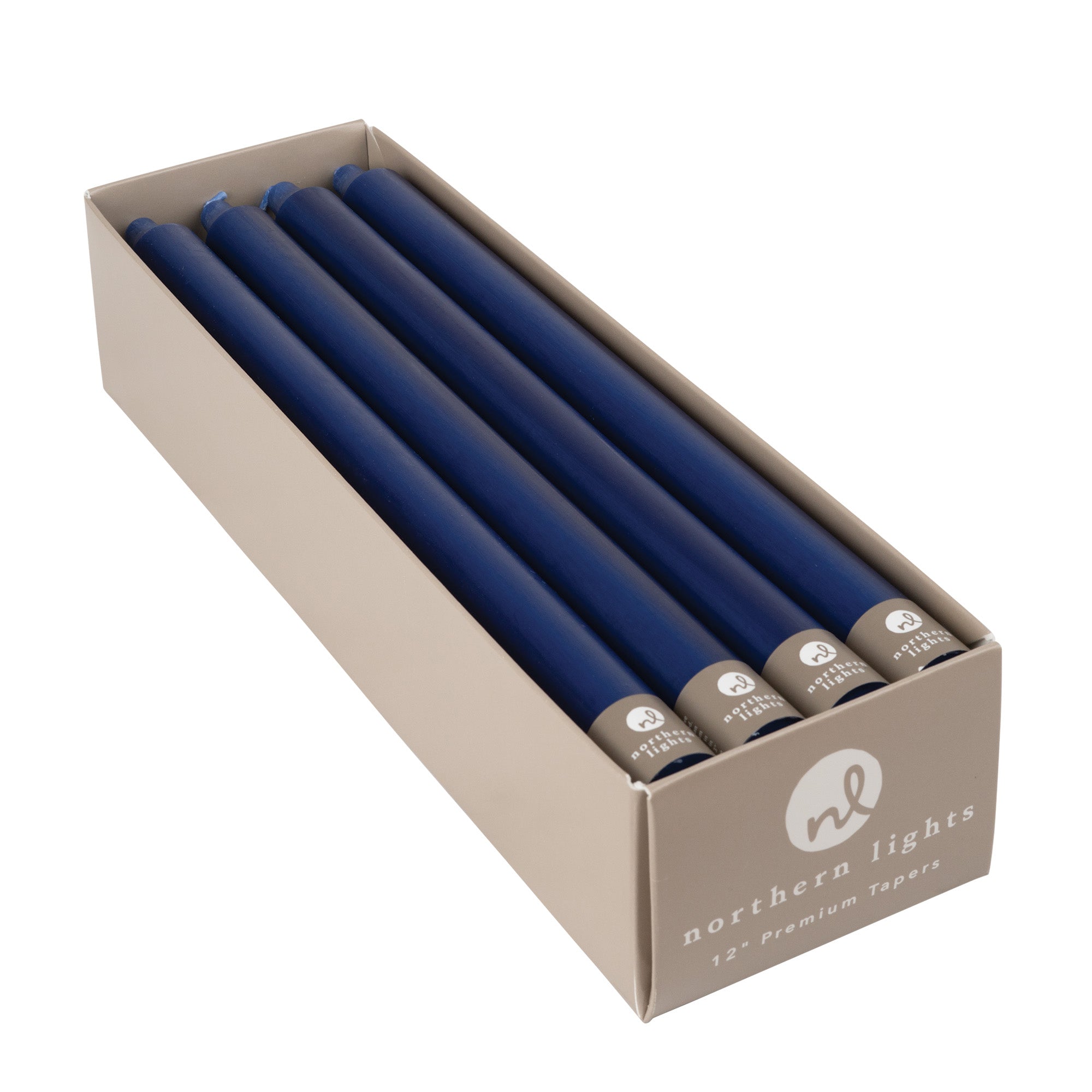 Midnight Blue 12" Taper Candle