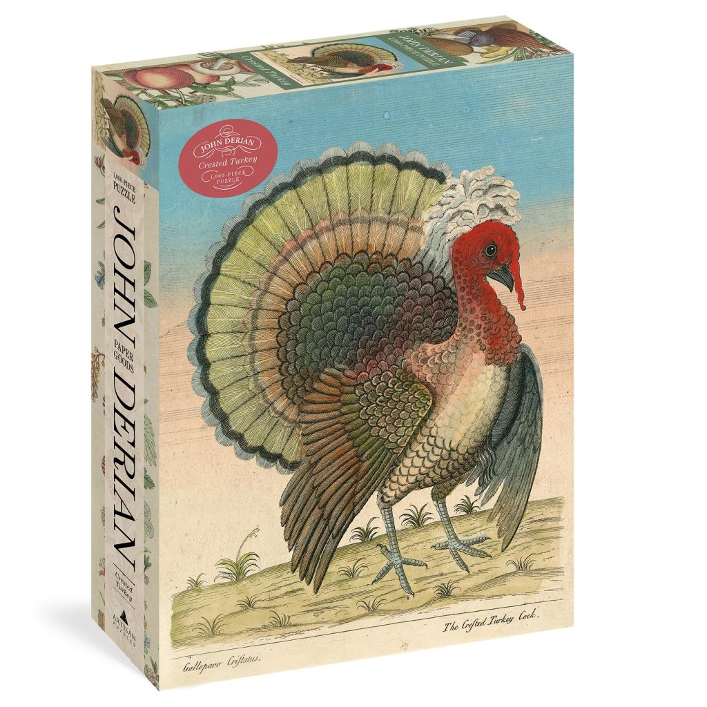 John Derian: Crested Turkey 1,000 Piece Puzzle
