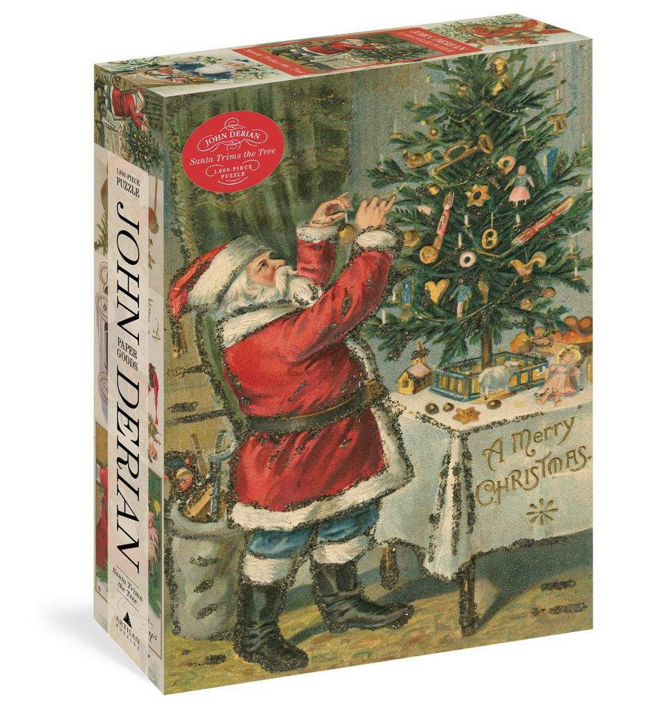 John Derian: Santa Trims the Tree 1,000 Piece Puzzle