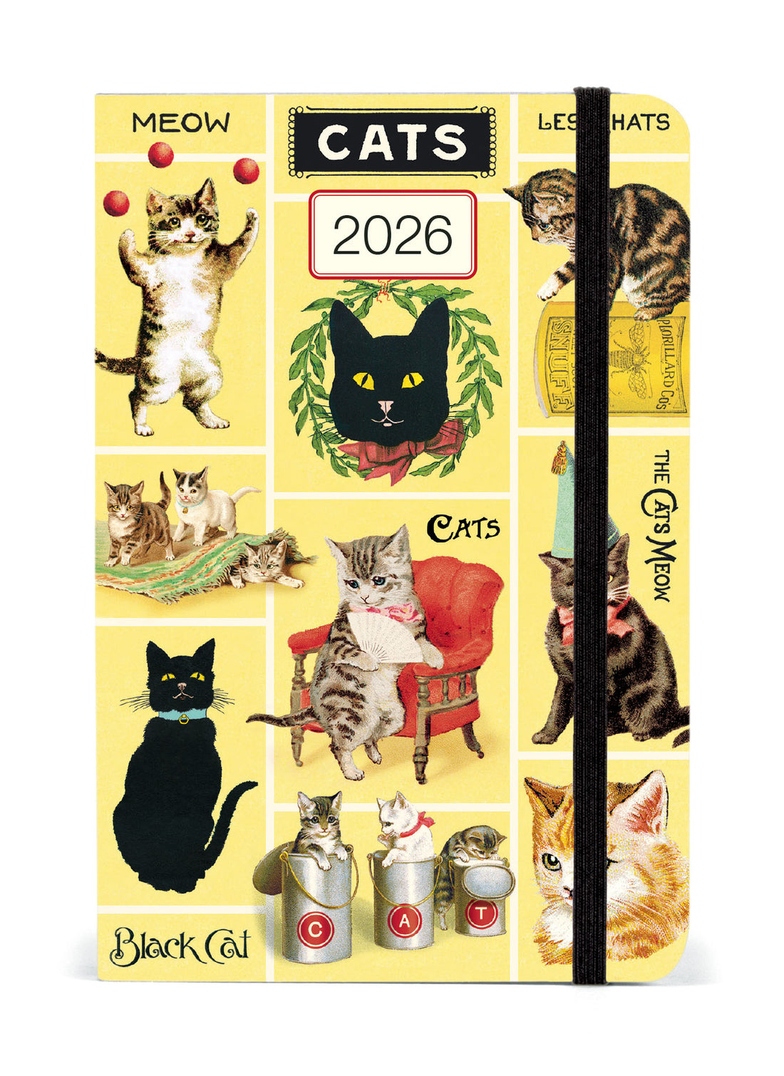 Cavallini 2026 Vintage Cats planner. 