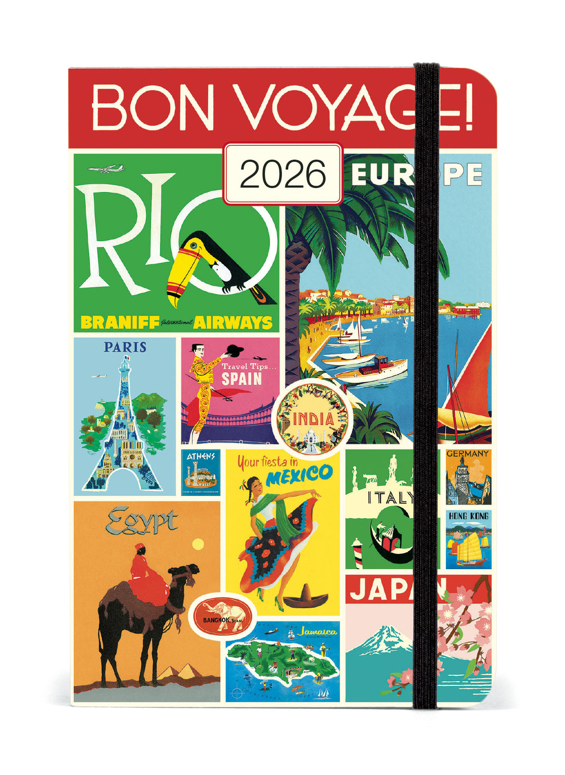 Cavallini 2026 Travel planner. 