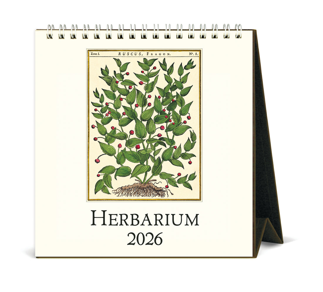 Cavallini 2026 Herbarium calendar. 