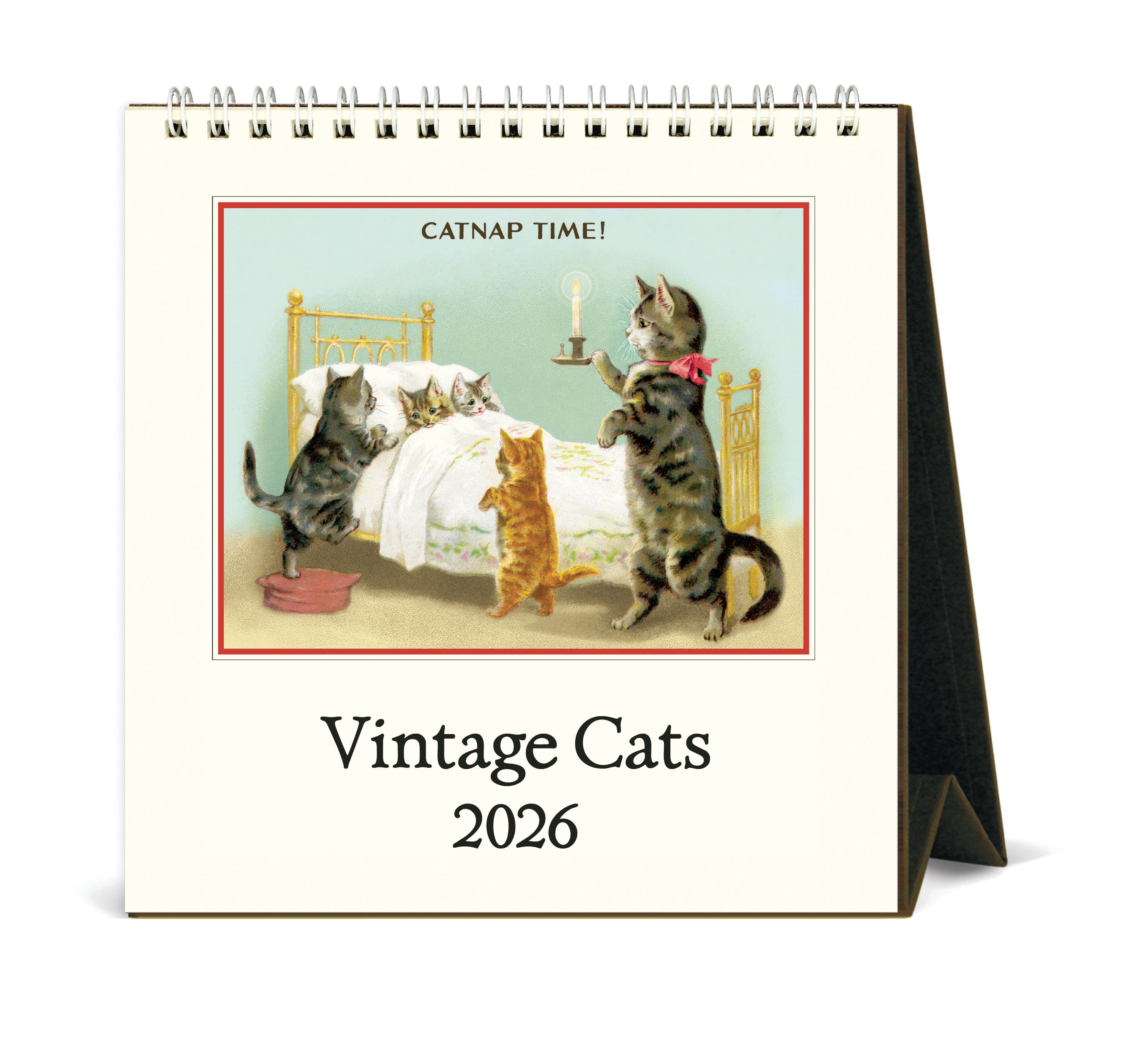 Cavallini 2026 Vintage Cats calendar.