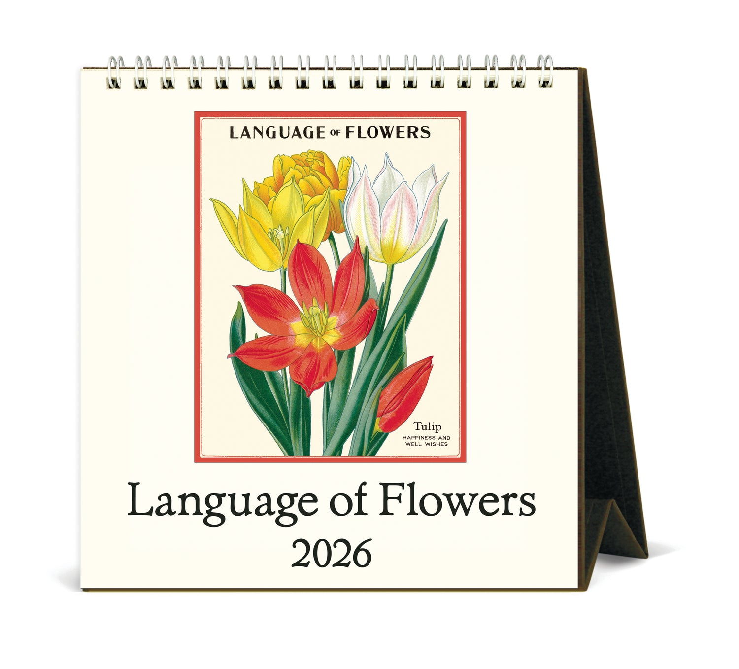 Cavallini 2026 Language of Flowers calendar. 