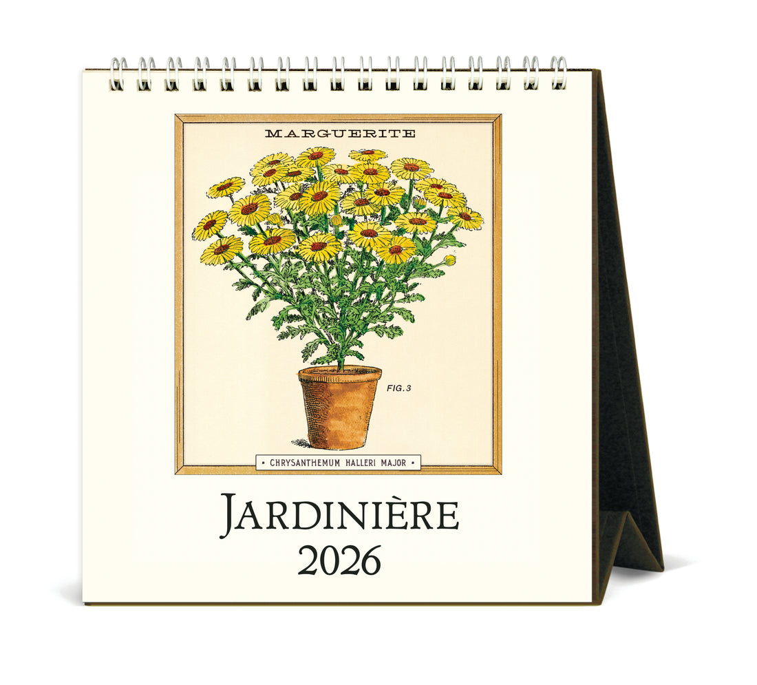 Cavallini Jardinière 2026 calendar. 