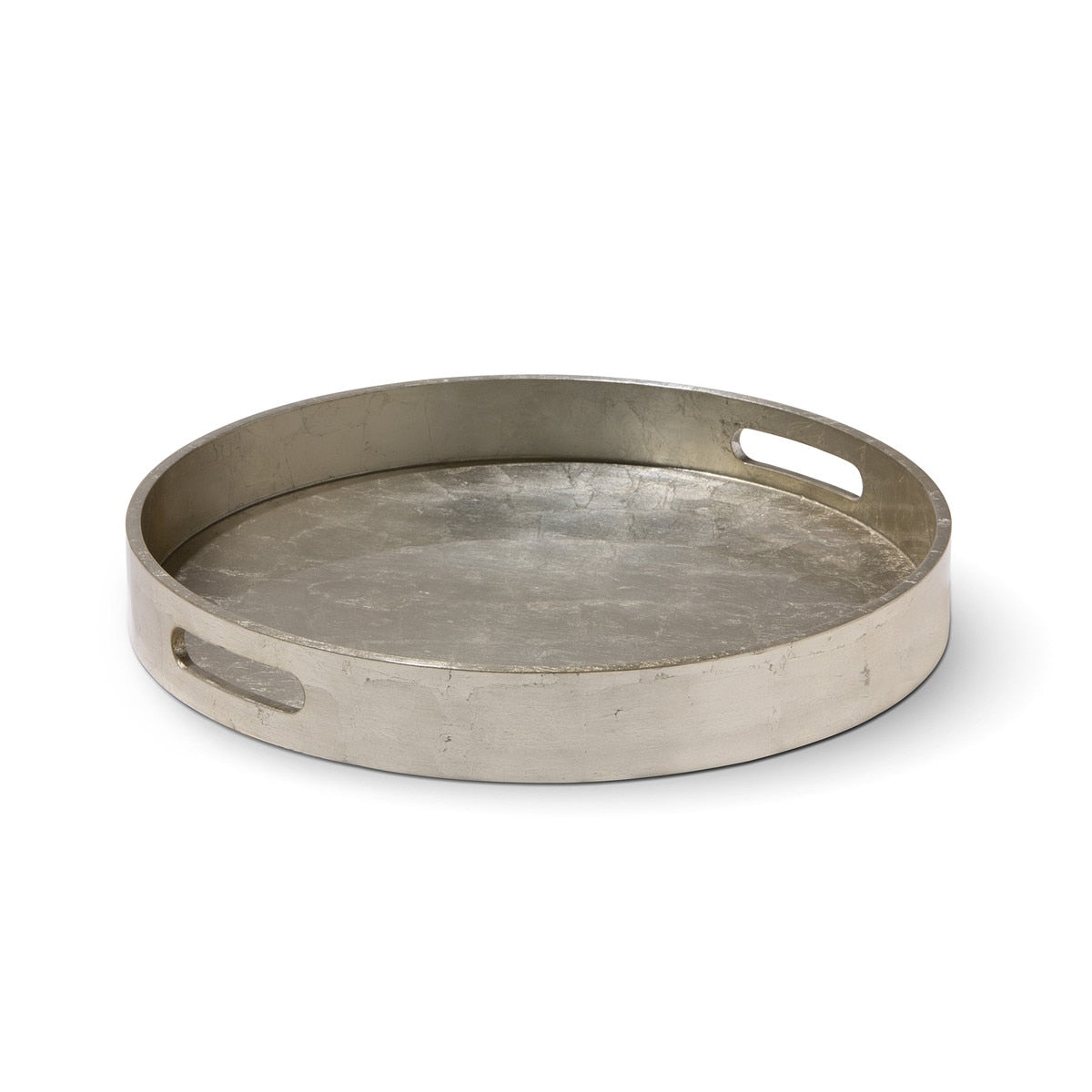 Champagne Silver Round Foiled Tray