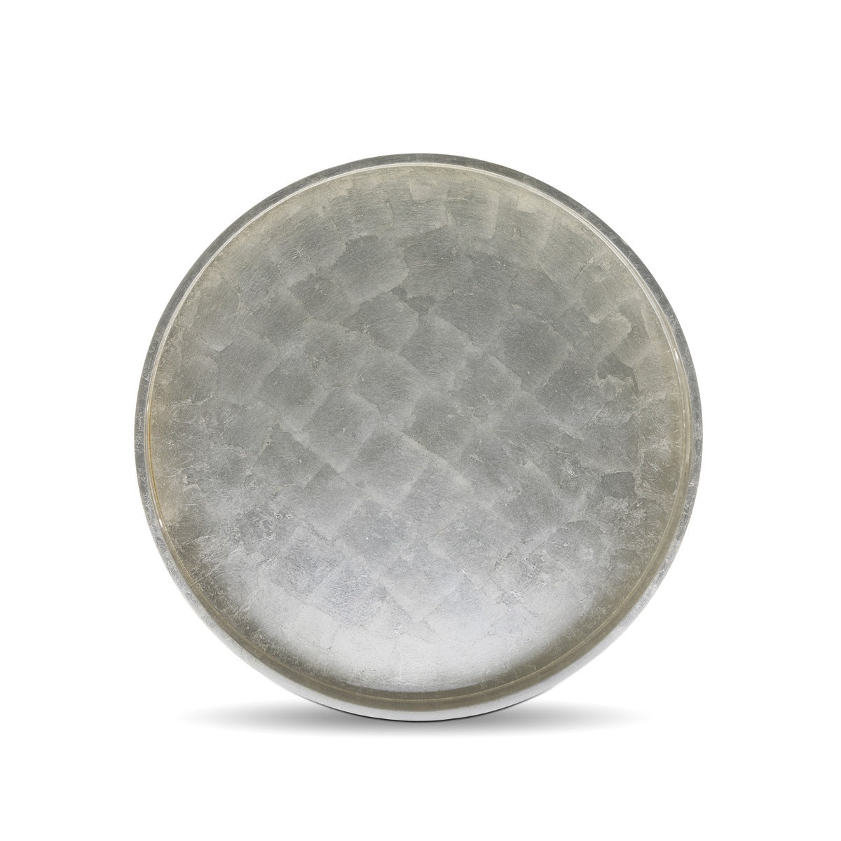 Champagne Silver Round Foiled Tray