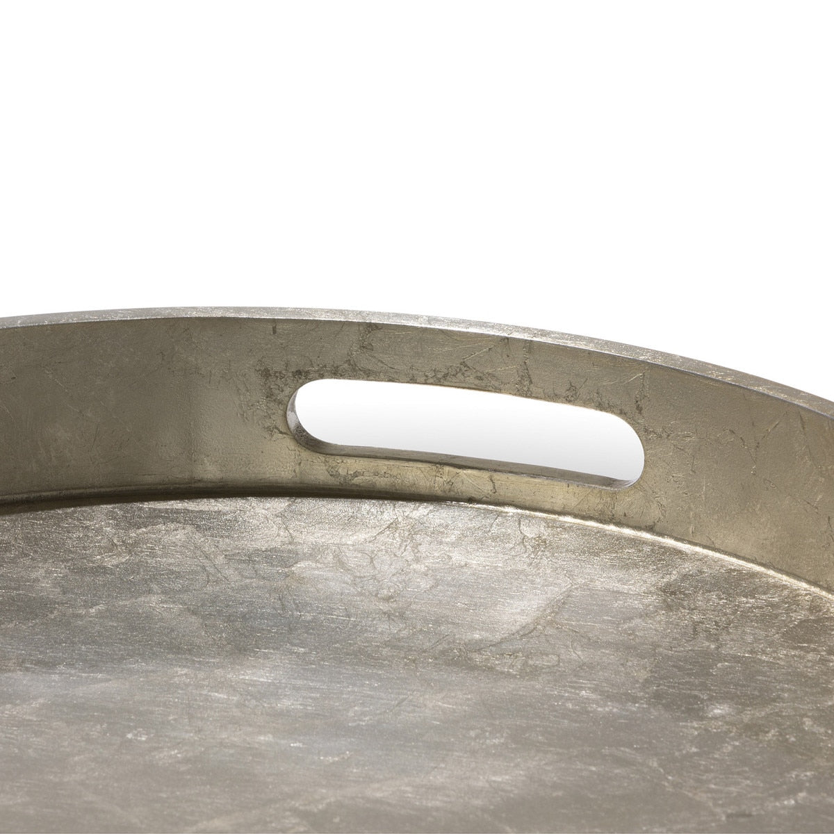 Champagne Silver Round Foiled Tray