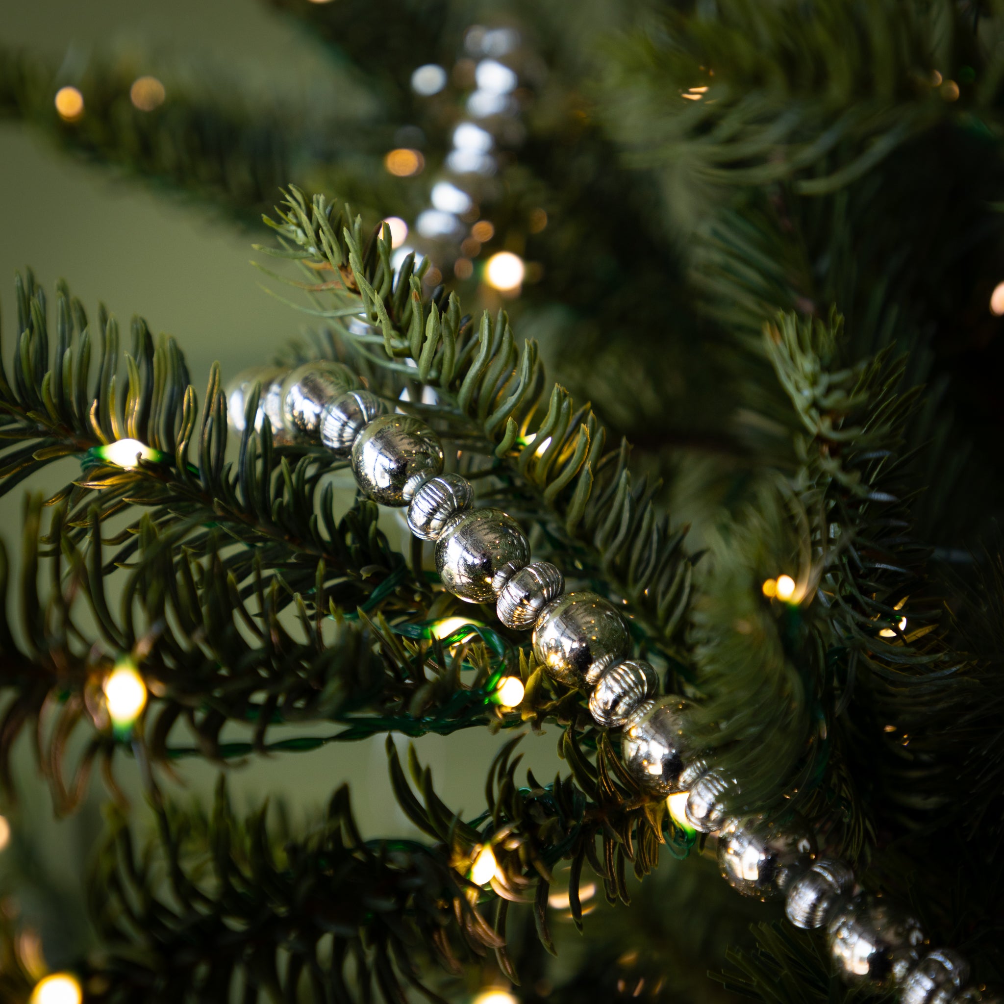Silver & Gold Bead Garland