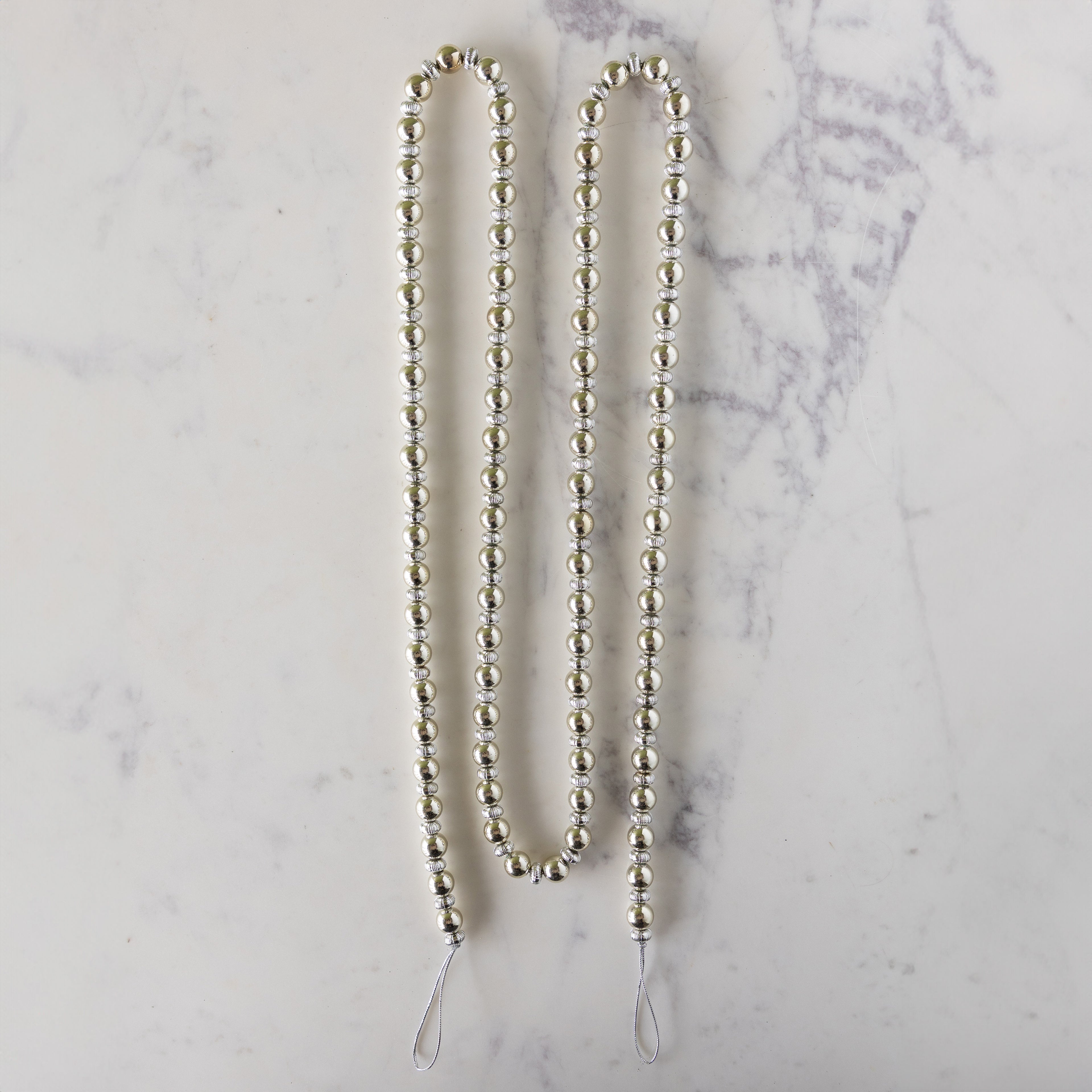 Silver &amp; Gold Bead Garland