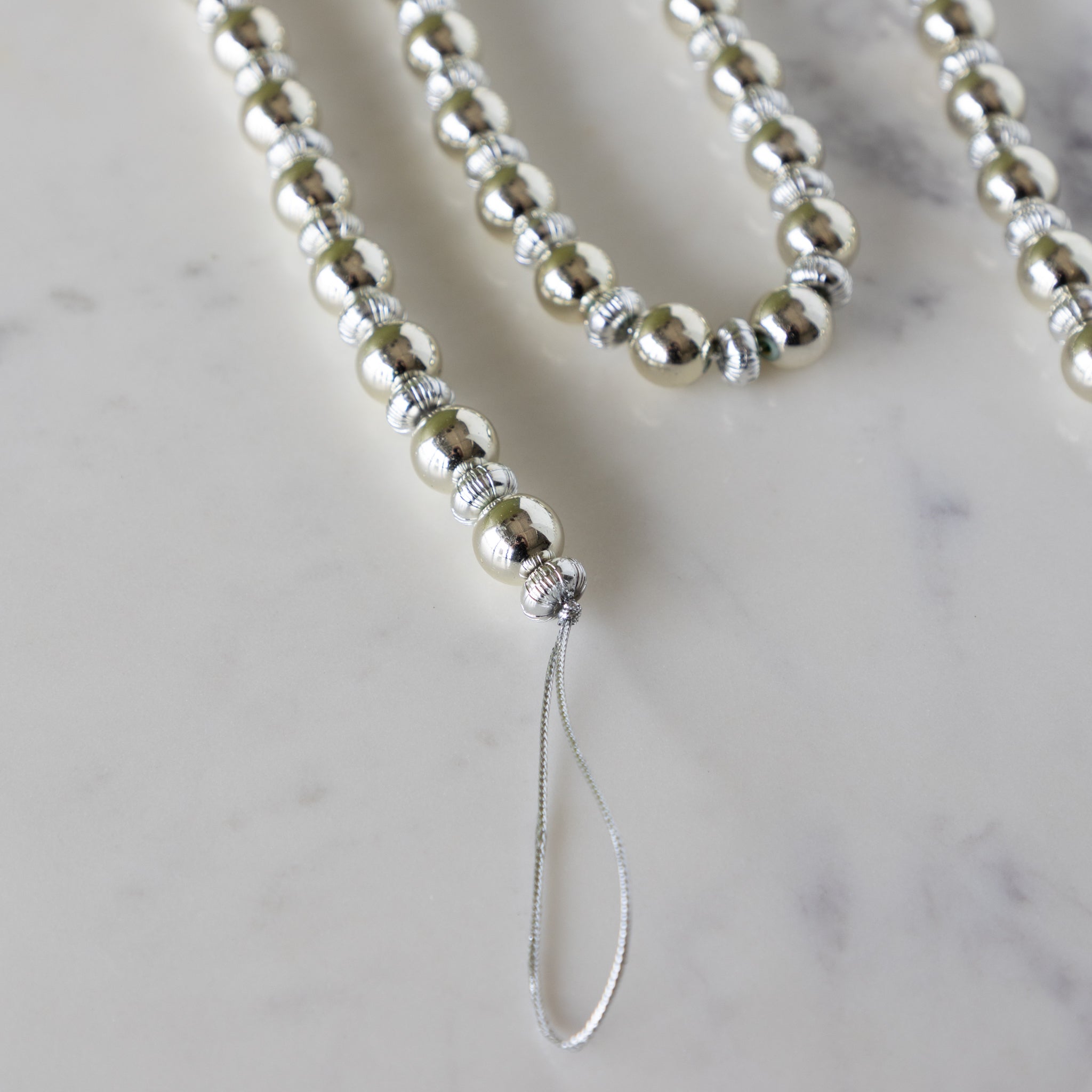 Silver & Gold Bead Garland
