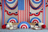 A Hester & Cook patriotic bunting on a white background.