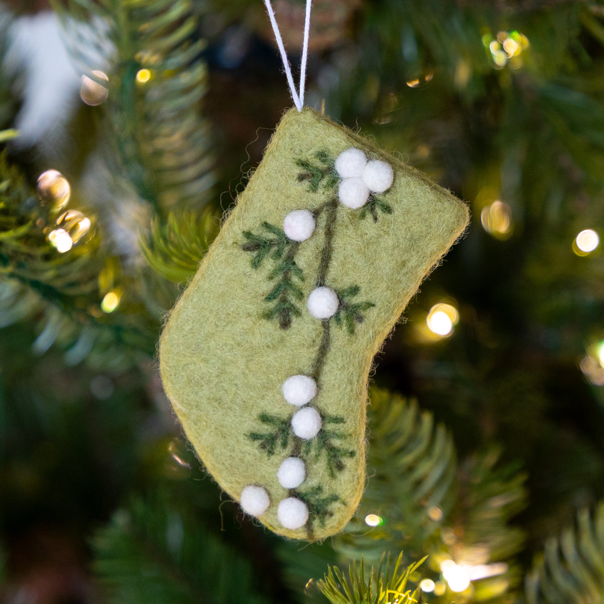 Felt Mini Stocking Ornament