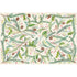 Paper placemat with Christmas Sprigs drawn by artist Elizabeth Foster