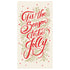 “’Tis the Season” written in red script with gold shadowing, with holly branches and stars drawn around the text on a cream background.