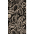 An illustration of black monochrome sunflowers, dandelions, and lotus pods on a black background.