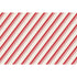 A Peppermint Stripe Placemat on a white background.