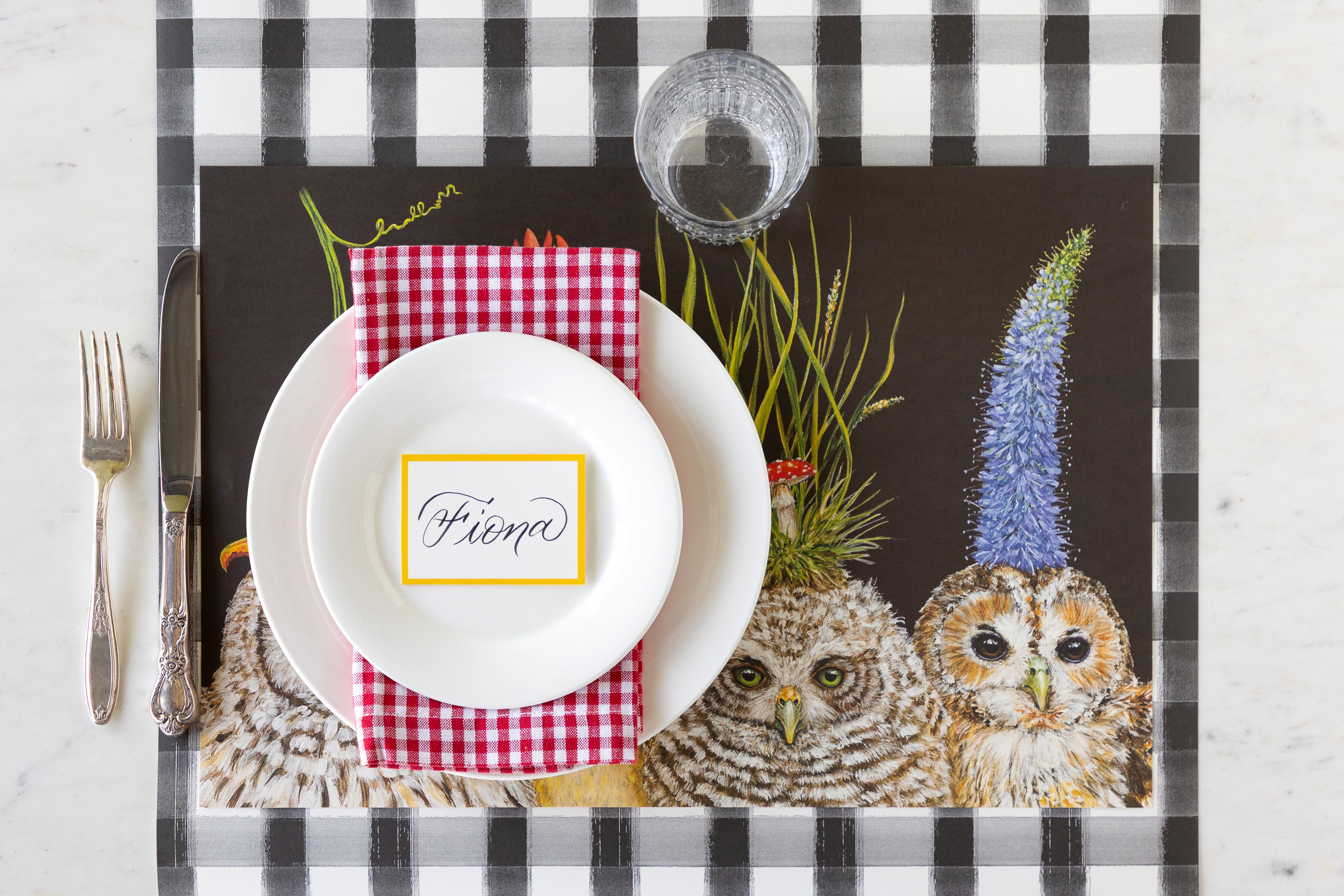 Baby Owls Placemat
