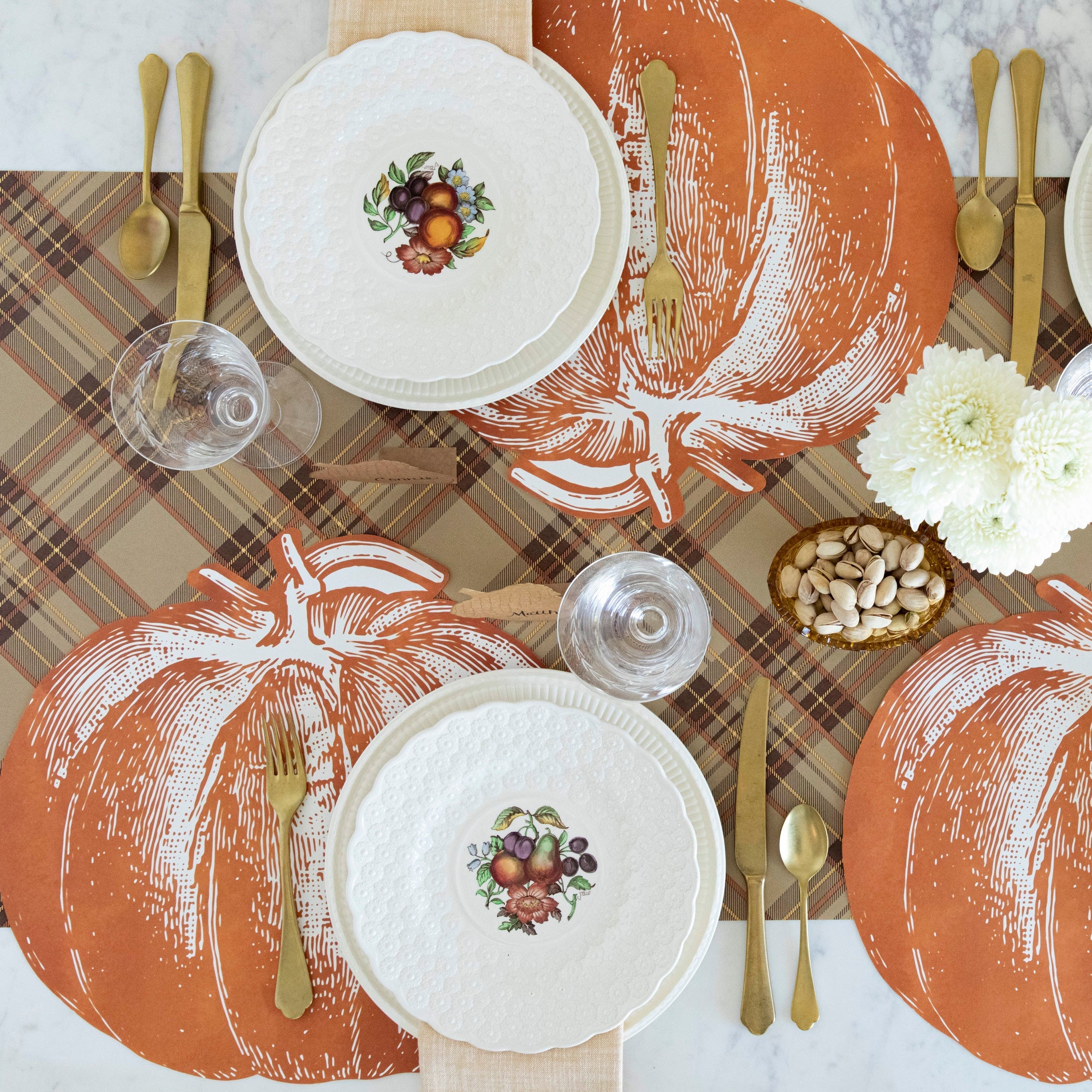Die-cut Pumpkin Placemat