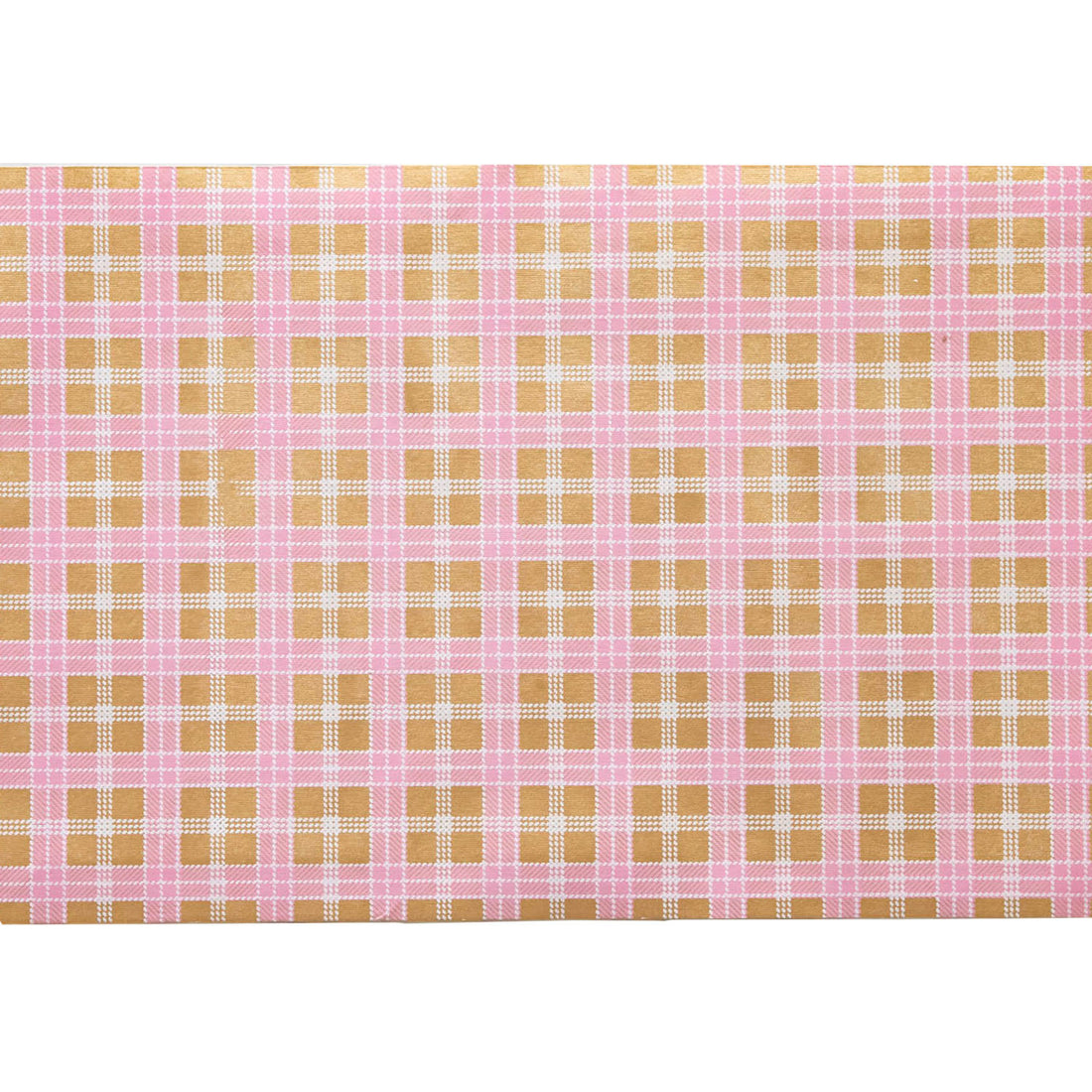 Pink & Gold Plaid Placemat
