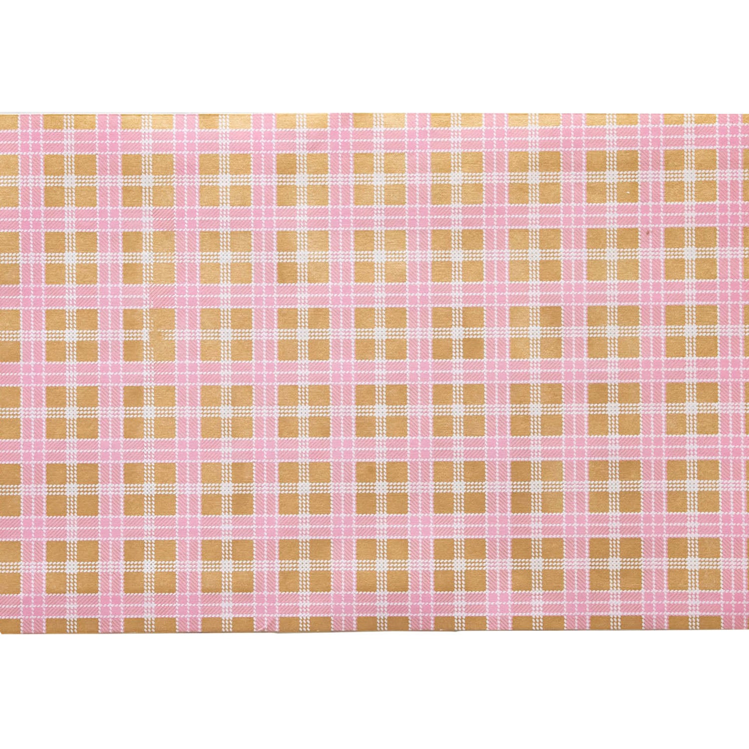 Pink & Gold Plaid Placemat