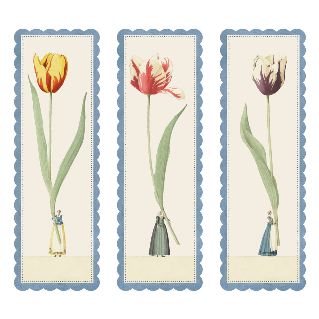 Tulip Bookmarks Set of 3