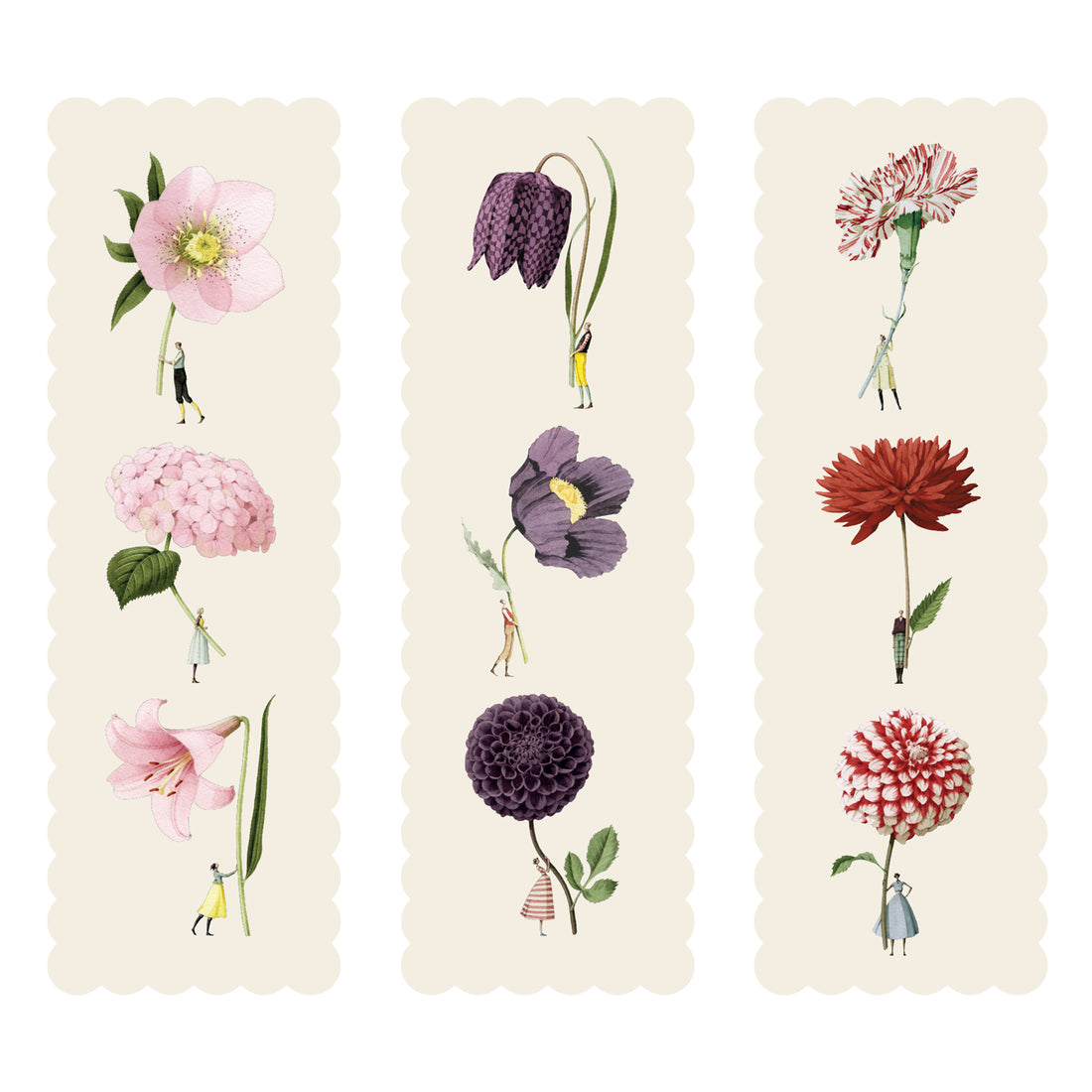 In Bloom Bookmarks Set of 3