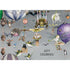 An illustration of various animals riding in hot hair balloons and holding on to balloons strings. Text reads "LET&