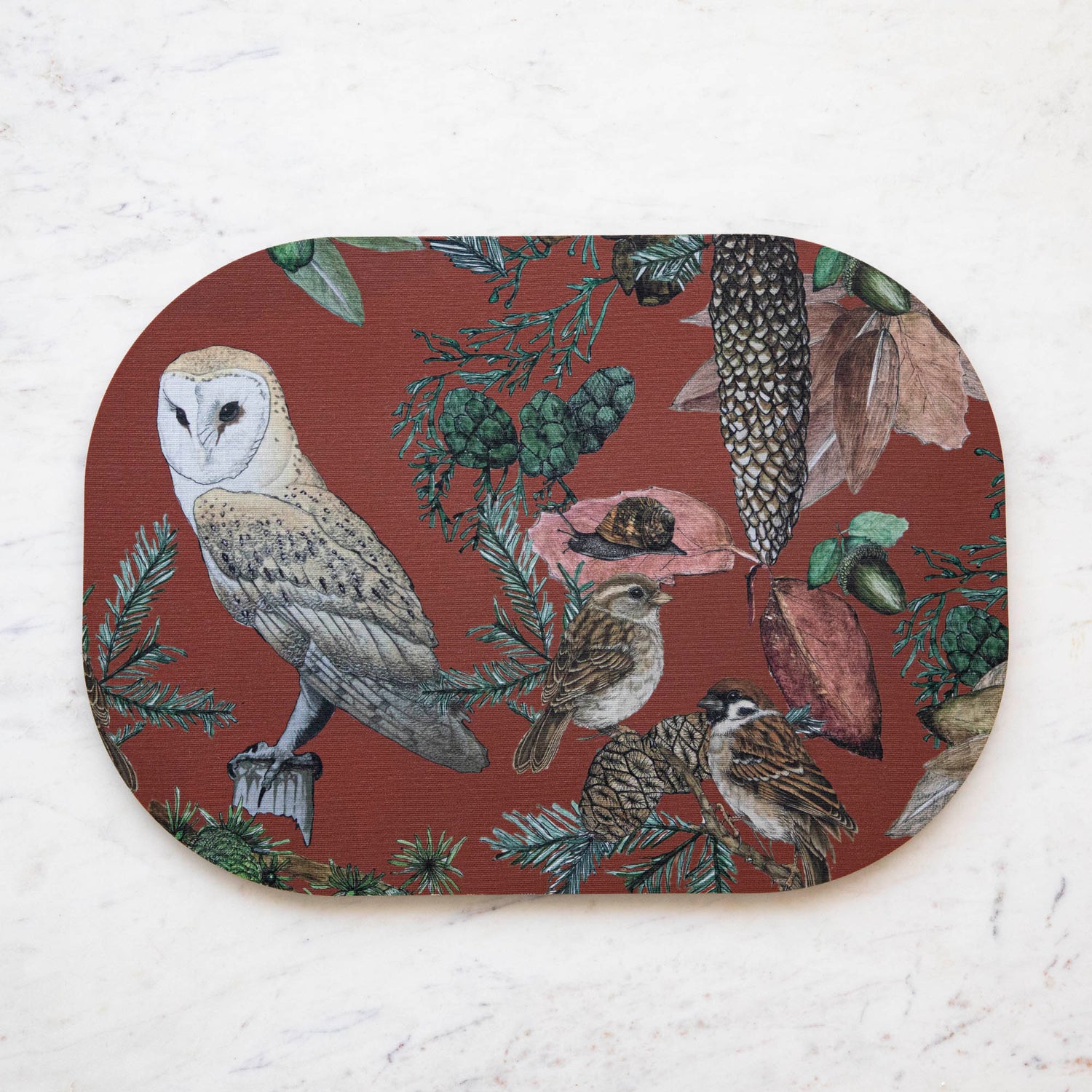 Italian Bird & Floral Placemat, Sold Individually