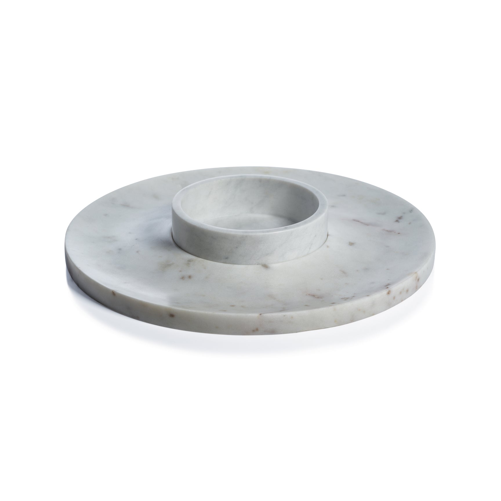 Marble Chip and Dip Server on a white background.