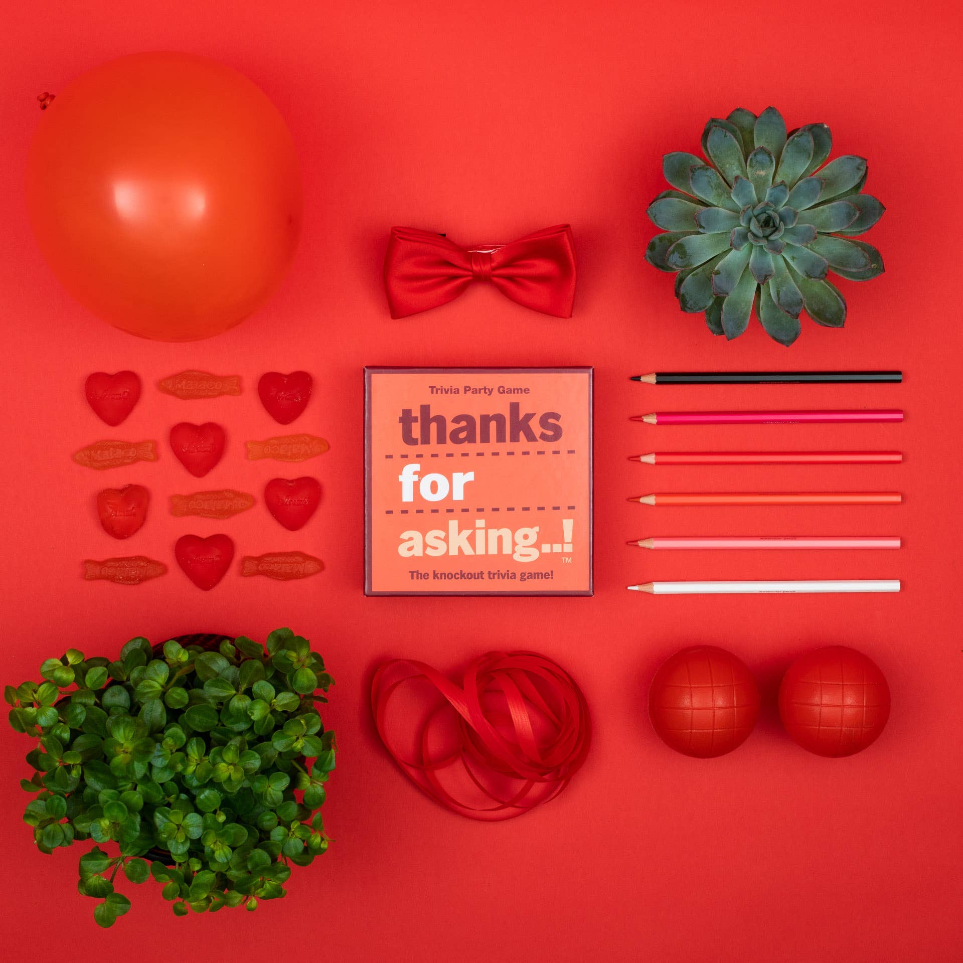 Front of Thanks for Asking Trivia Game Box