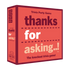 Front of Thanks for Asking Trivia Game Box