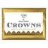 Packaging of the Gold Paper Crowns.
