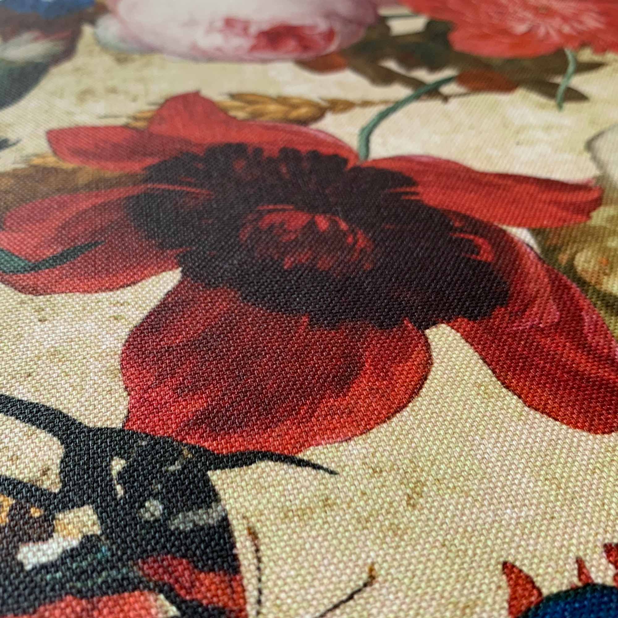 Oval Flemish Flowers Placemat, SOLD INDIVIDUALLY