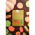 Squashes packaging surrounded by the squashes garland. 