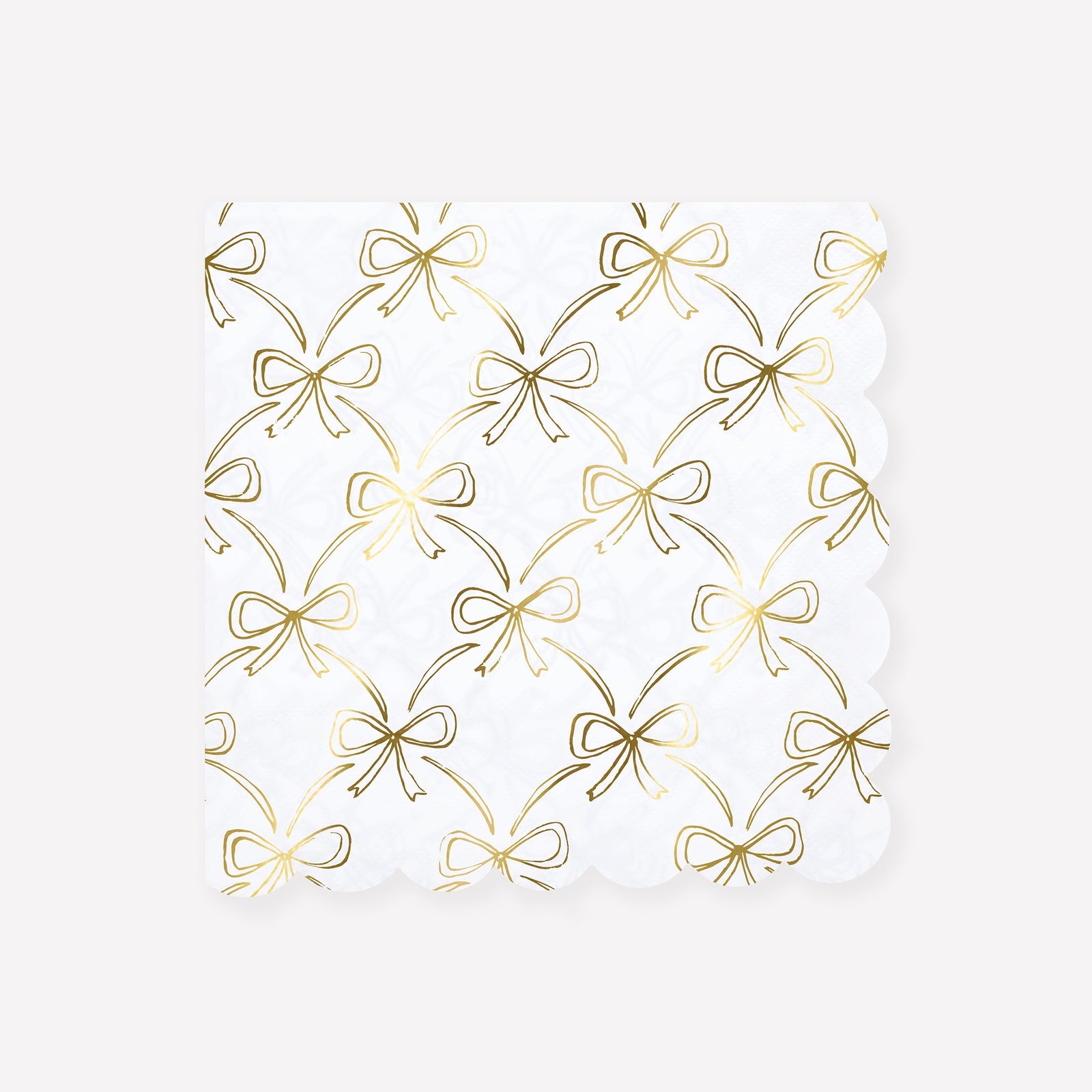 Gold Bow Napkin