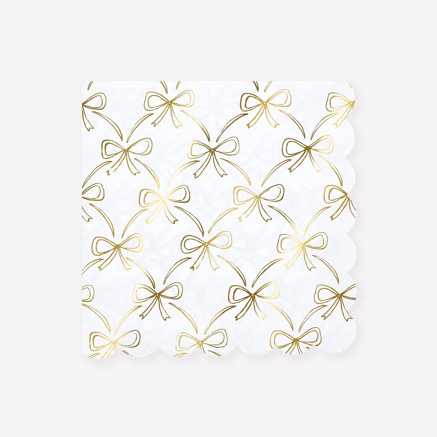 Gold Bow Napkin
