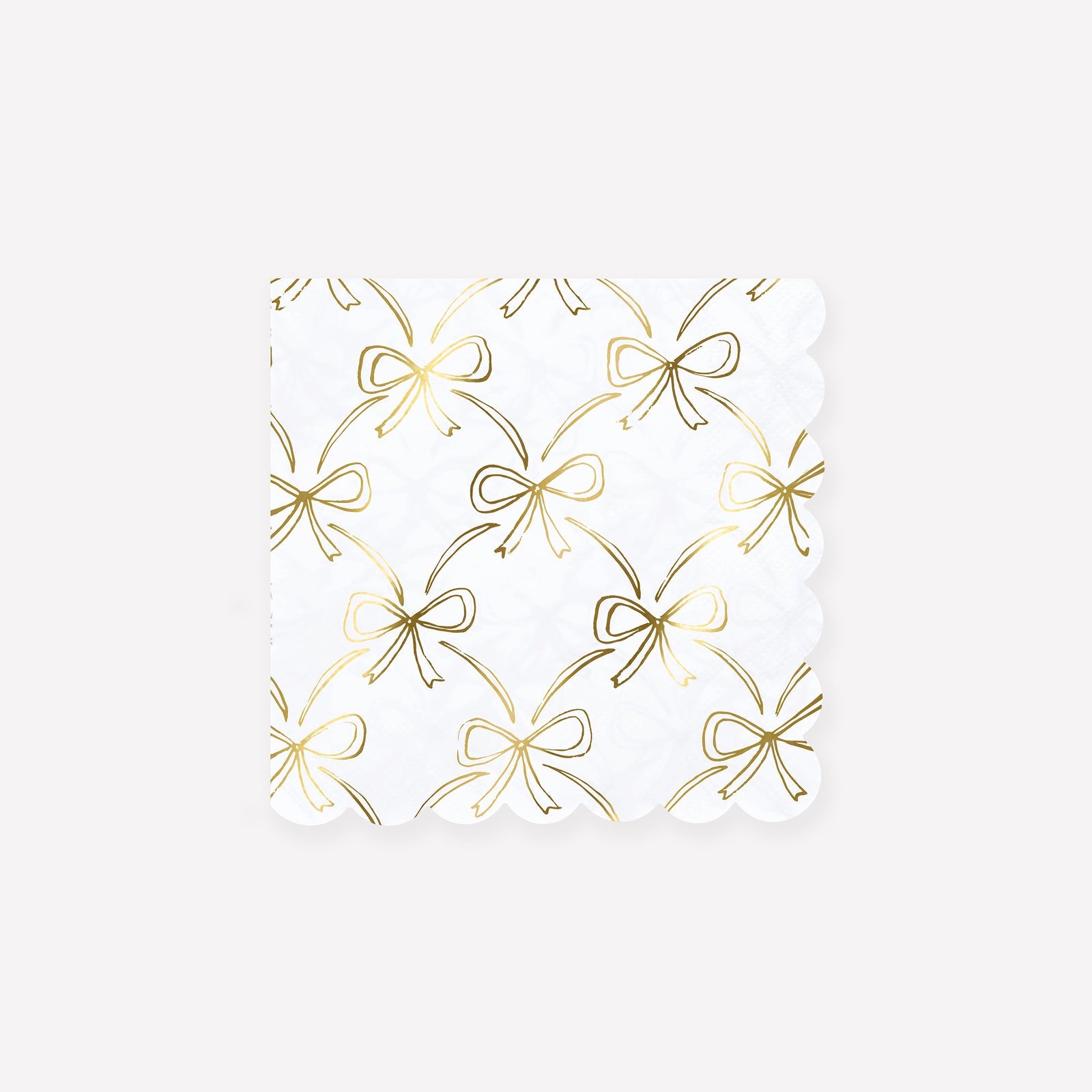 Gold Bow Napkin