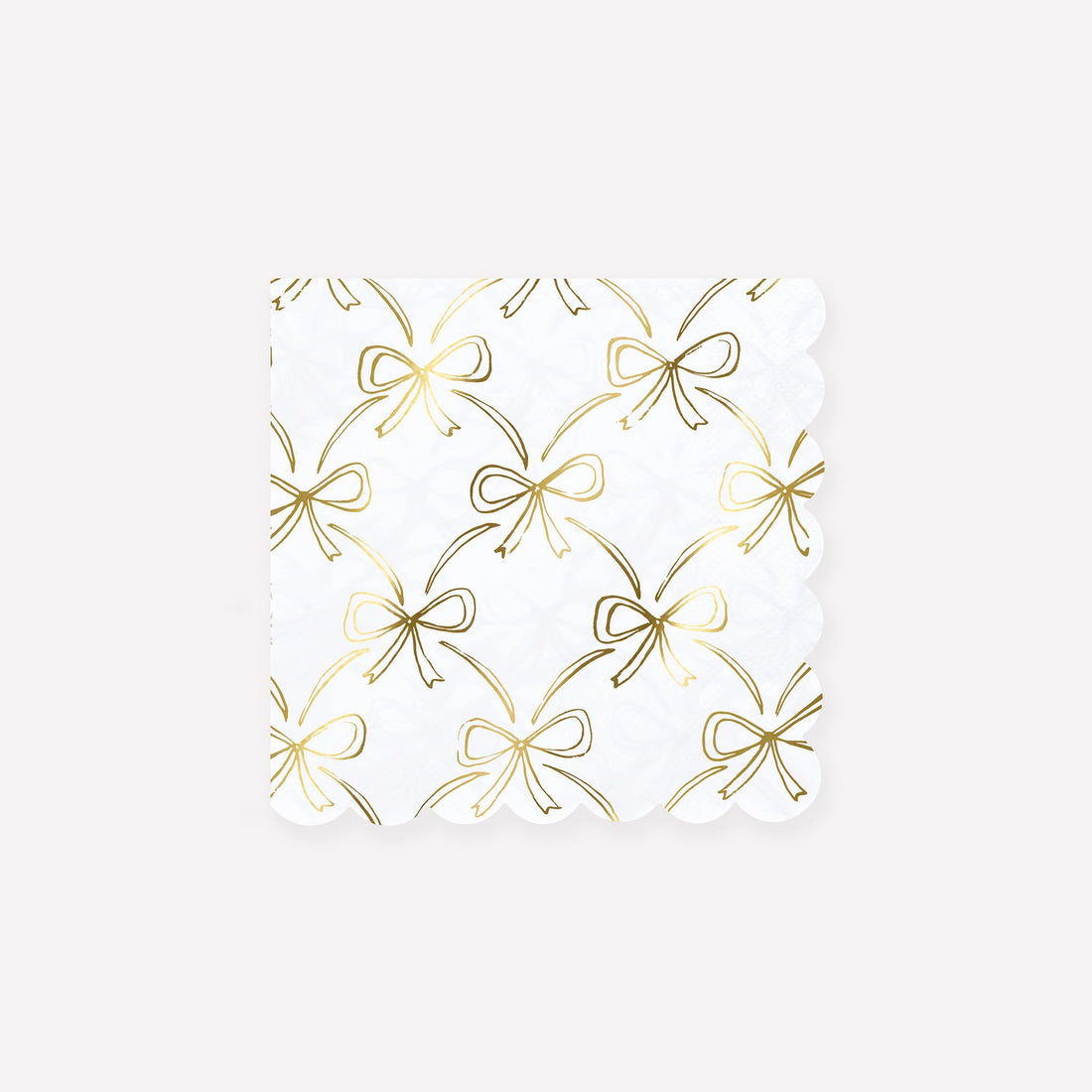 Gold Bow Napkin