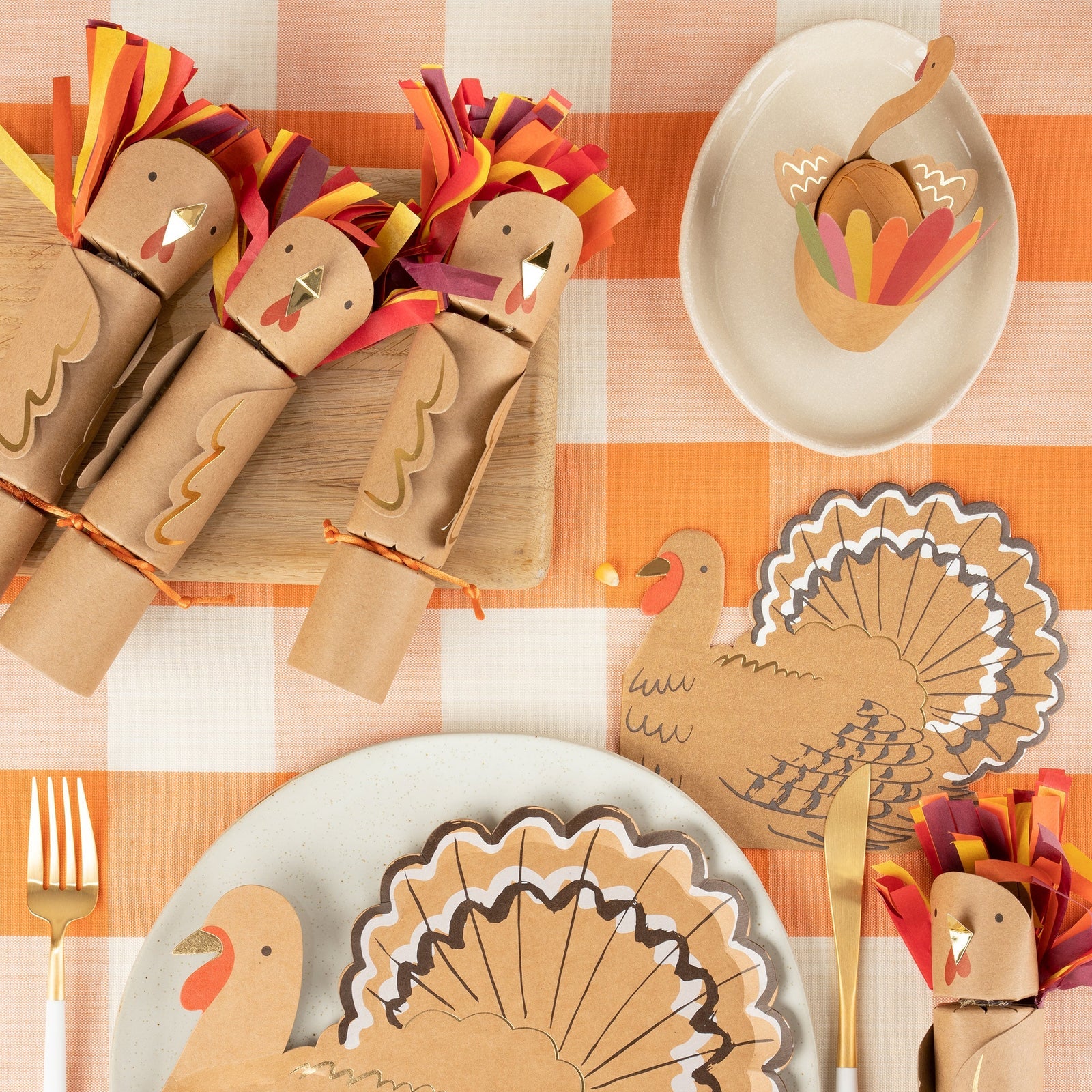 Turkey Crackers Set of 6